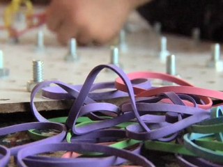 Creating a Giant Geoboard with Your Kids