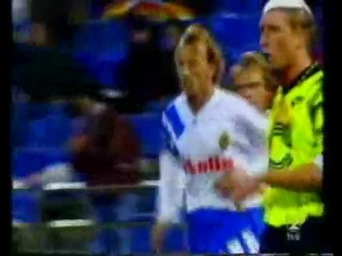 Real Zaragoza 2-1 Borussia Dortmund 1992/93 2-1 Behme p.(min