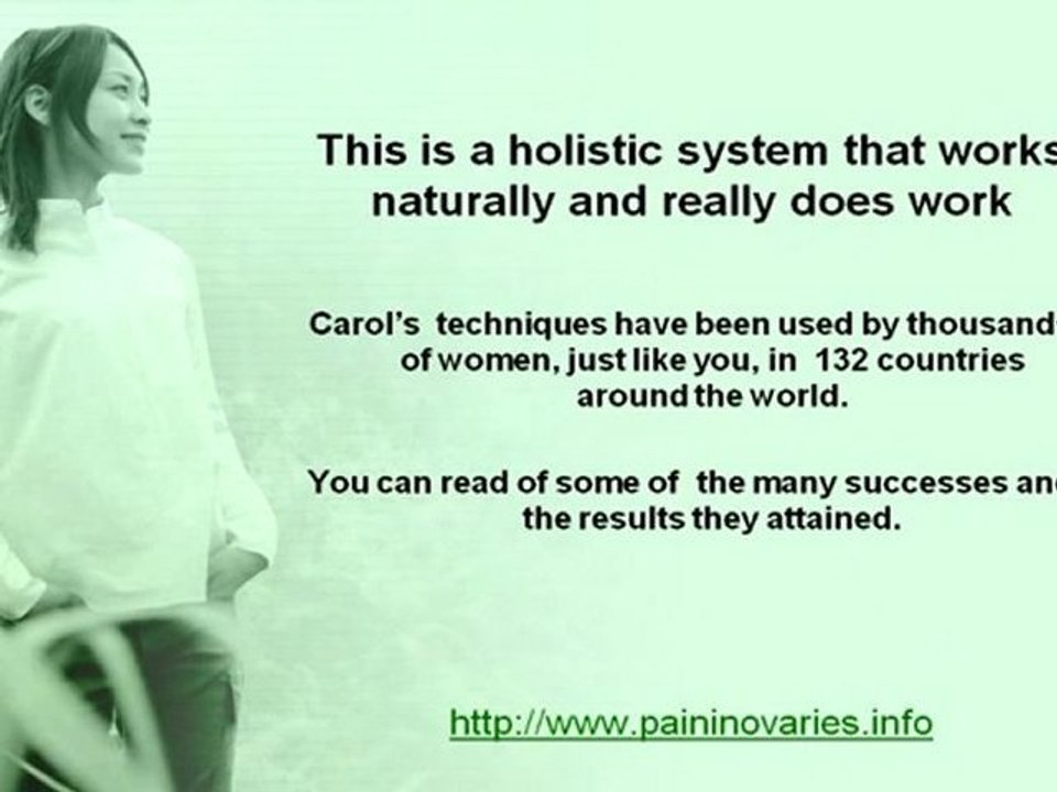 Cure Pain in Ovaries due to Ovary Cysts, Naturally