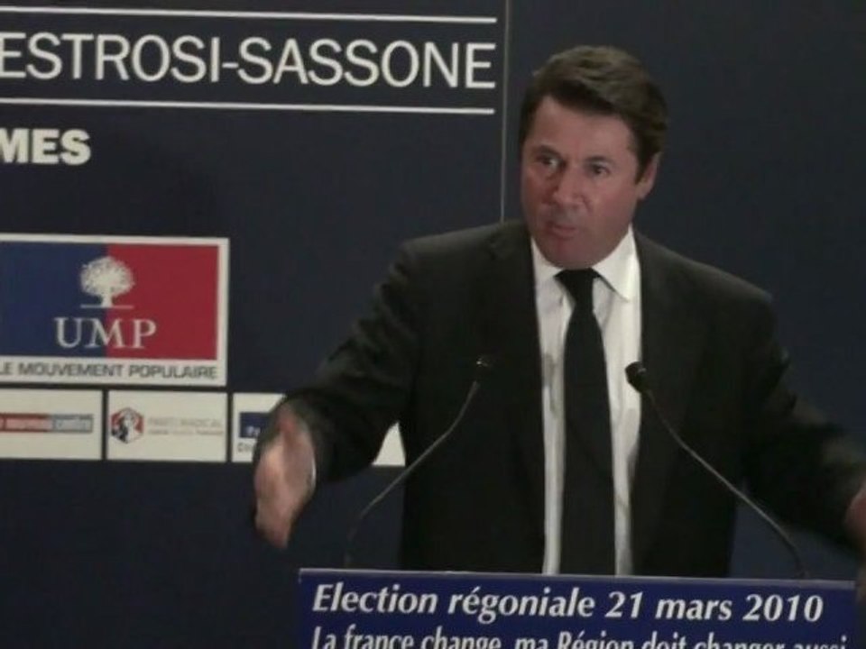 Régionales 2010 Meeting 2ème tour Nice