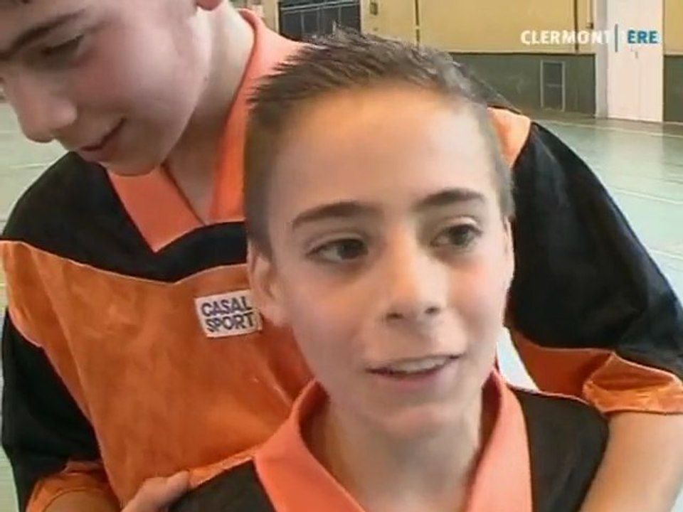 UNSS: des jeunes handballeurs (Clermont-Ferrand)