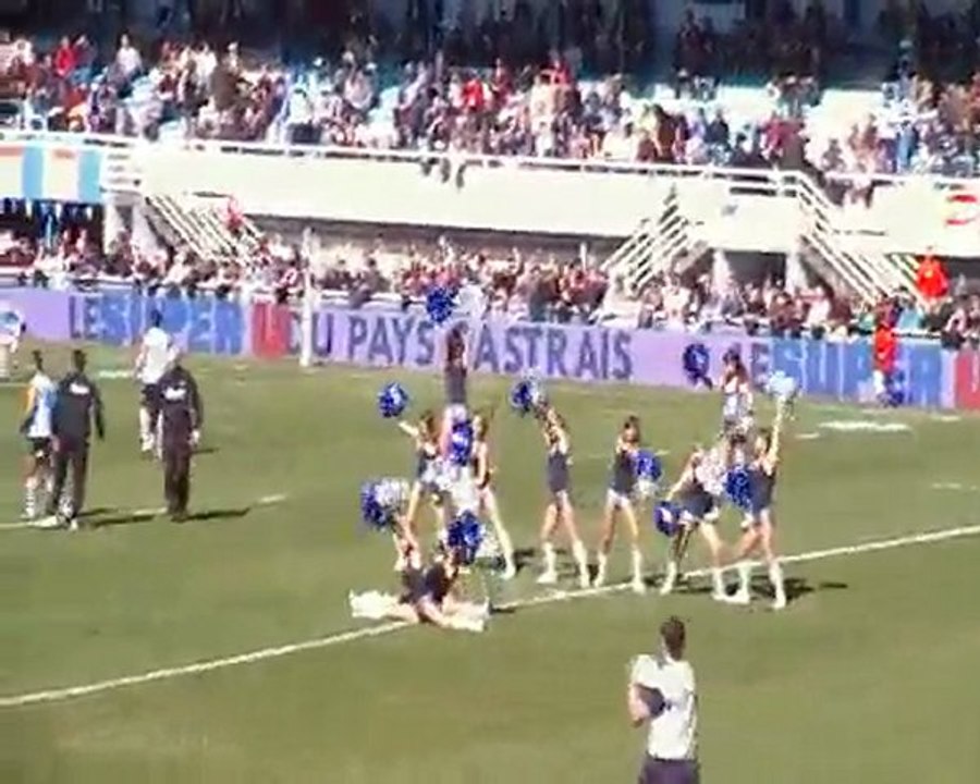 Pompoms girls de Castres - 06 Mars 2010 - C.O/Brive