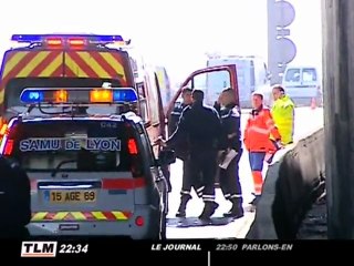 Accident : un pieton percuté par un camion sur l'A7