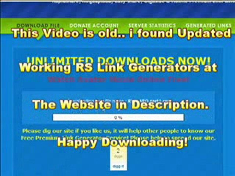I found a cool rapidshare link generator site !