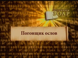 Погонщик ослов (Открываем Зоар)