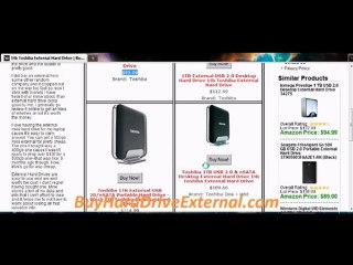 Cheap 1tb Toshiba  External Hard Drive