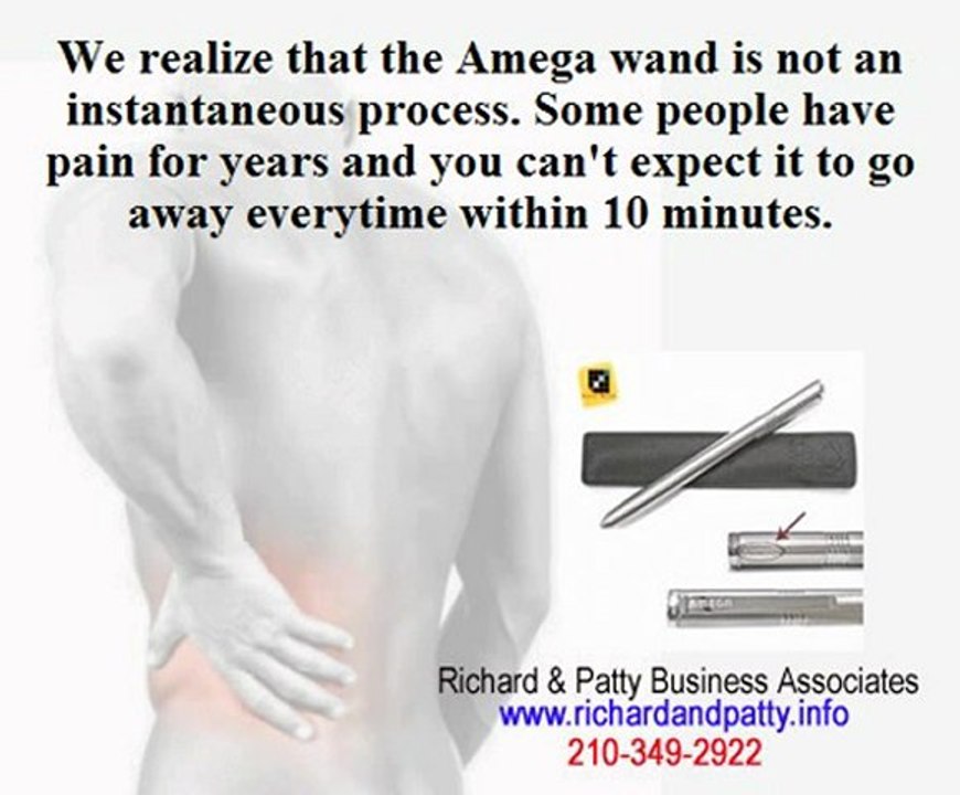 Amega wand testimonial- We wanded our next door neighbor