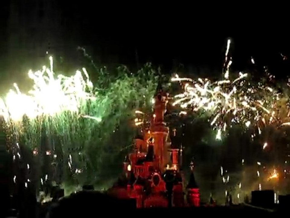feu d'artifice st patrick disney 2010
