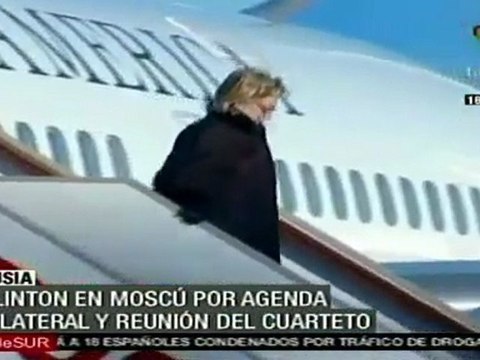 Hillary Clinton en Moscú por agenda