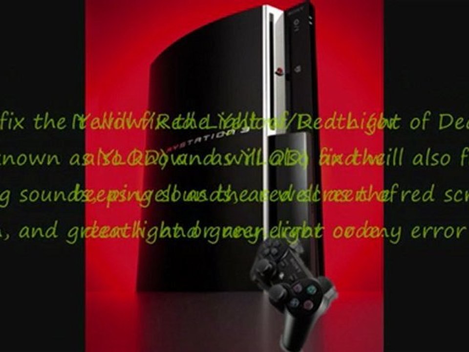 Repair & Fix your PS3 Yellow Light Errors & More