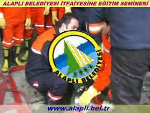 ALAPLI BELEDİYESİ İTFAİYE PERSONELİNE EĞİTİM SEMİNERİ