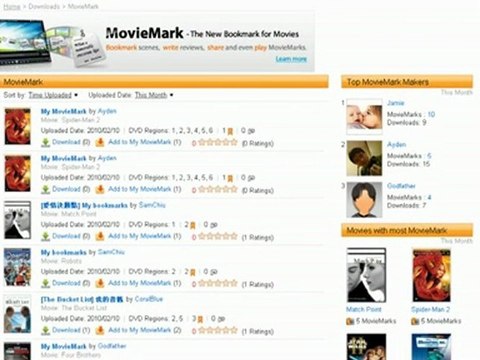 CyberLink PowerDVD 10 - Tutorial - MovieMarks