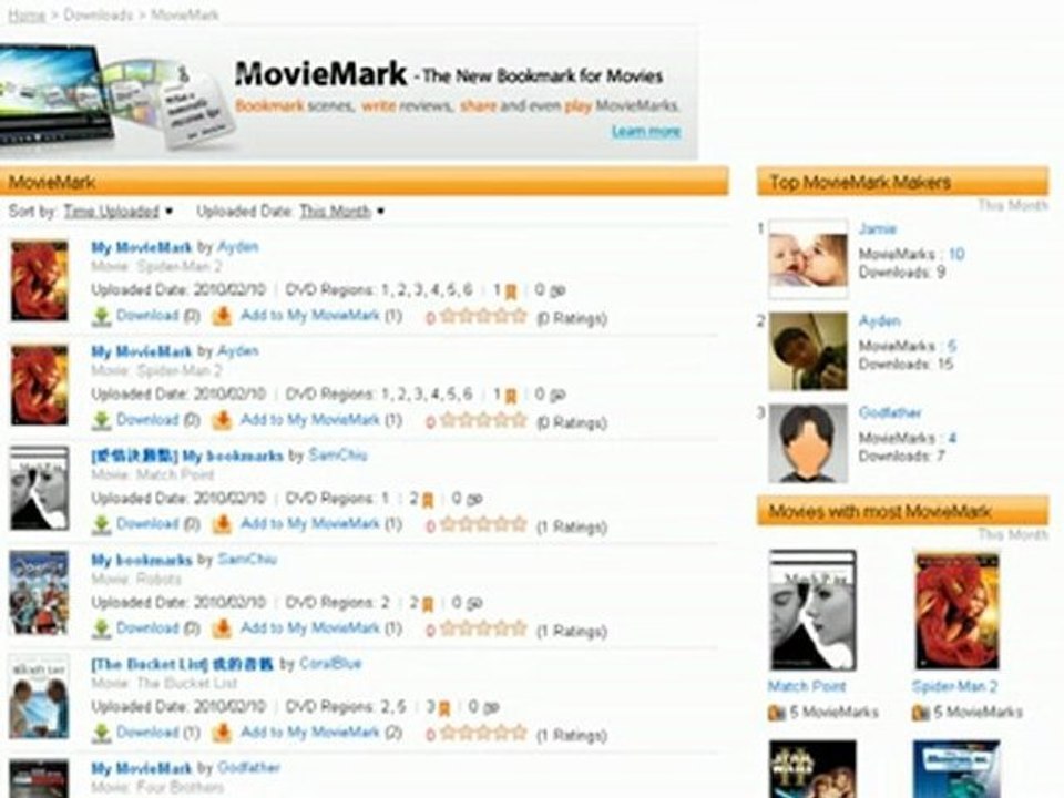 CyberLink PowerDVD 10 - Tutorial - MovieMarks