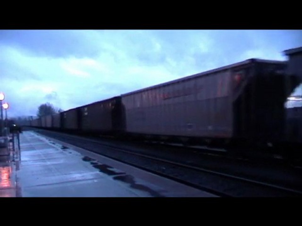 BNSF #6038 W/ a Loaded Coal Train