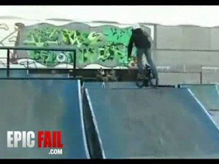 BMX Backflip Fail