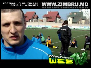 Ultimul antrenament in ajunul meciului ZIMBRU - Viitorul