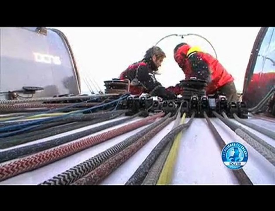 Marc Thiercelin et Christopher Pratt à bord de DCNS 1000