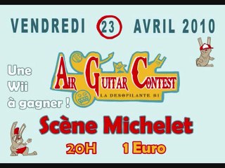 Air Guitar Contest Nantes 2010 Scène Michelet