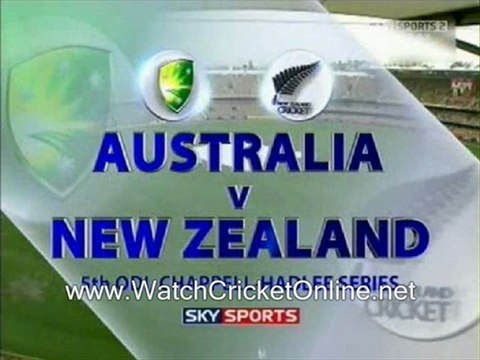 watch Australia vs New Zealand 2nd test matches 2010 live st