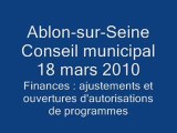 Conseil municipal - 18 mars - Autorisations de programme