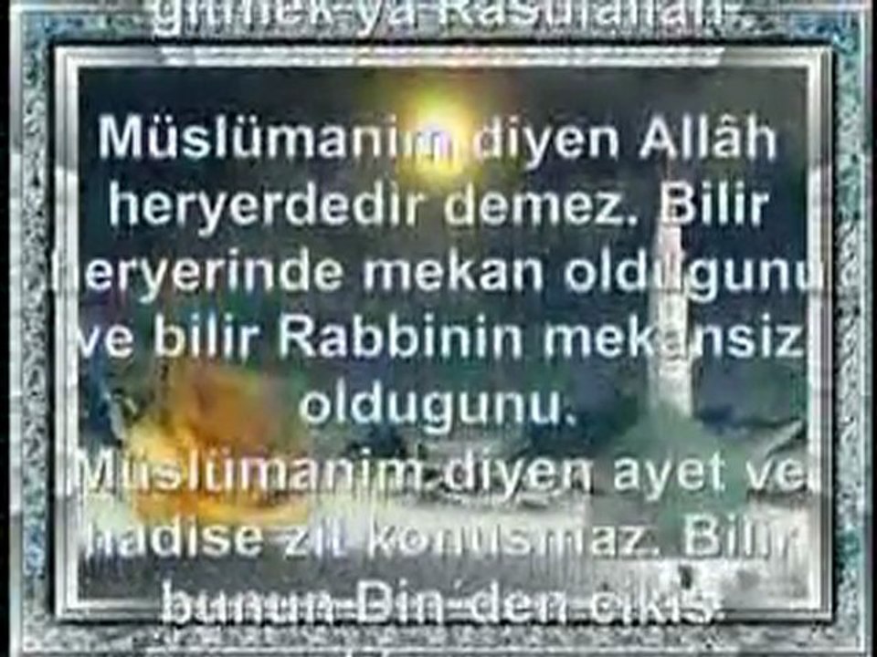 Senin Yolunda olmak Ya Rasûlallâh