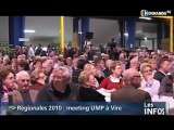 Régionales/Basse-Normandie: Meeting UMP à Vire