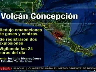 Volcán Concepción de Nicaragua entró en relativa calma