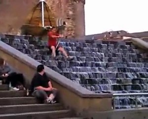 Terrorizing Swansea Fountain