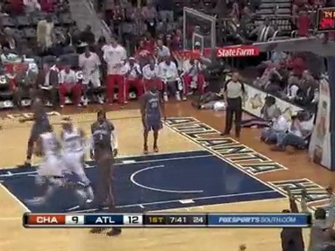 Joe Johnson and Josh Smith run the break to perfection and t