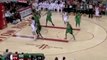 Luis Scola backs down on the block and hits the nice scoop s