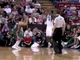 Spencer Hawes cleans the board with the big one-handed follo