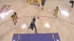 Jordan Farmar passes to Kobe Bryant who throws a behind-the-