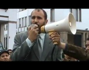 المغاربة يحتجون تلبية لنداء الأقصى