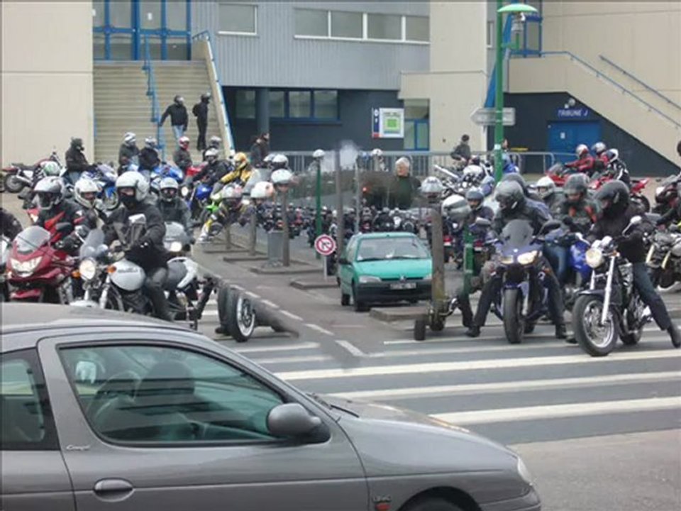 manif des motards de caen