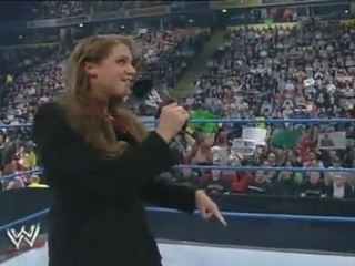 Stephanie McMahon in ring segment - Rebellion