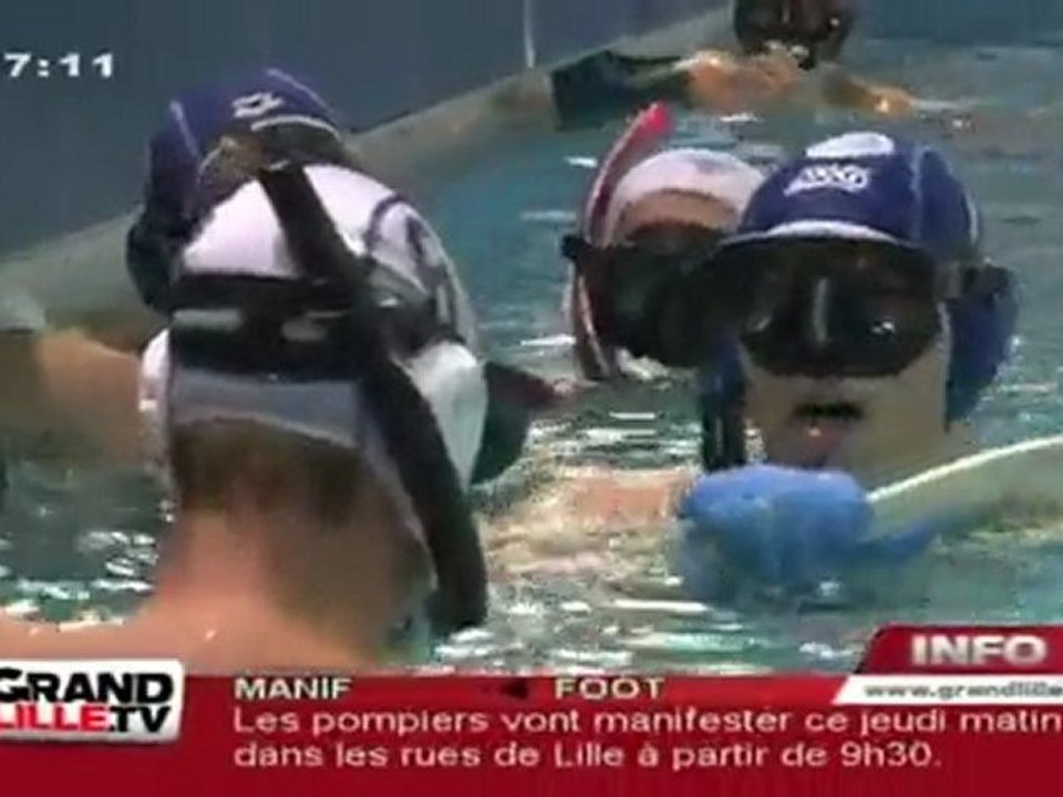 Reportage LUC Hockey Subaquatique par GrandLilleTV