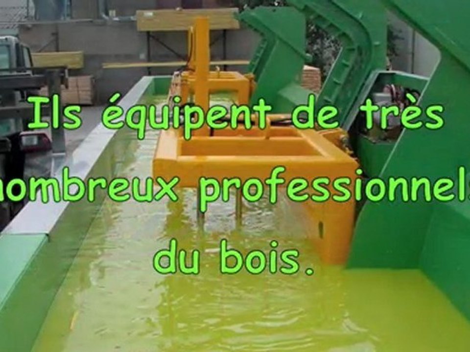 Bac de trempage à fourches et à égouttage latéral sur 31°