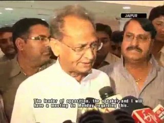 Rajasthan assembly stalemate ends