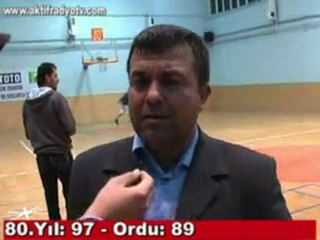 Osmaniye 80.Yıl Orduyu liderini yendi www.aktifradyotv.com