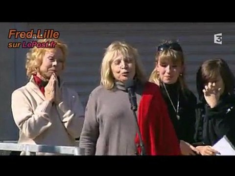 Funerailles Jean Ferrat Francesca Solleville ma france