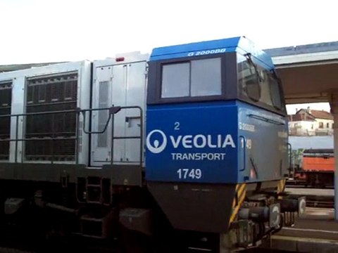 LOCOMOTIVE VEOLIA G 2000 VOSSLOH BB
