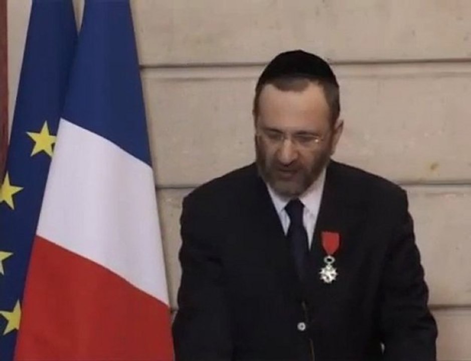 Grand Rabbin de France, Gilles Bernheim Légion d'honneur (3)