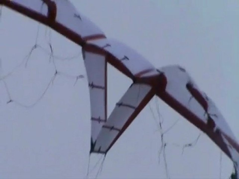 9m cdkite vent faible  Aile auto-zénith ou auto-stable