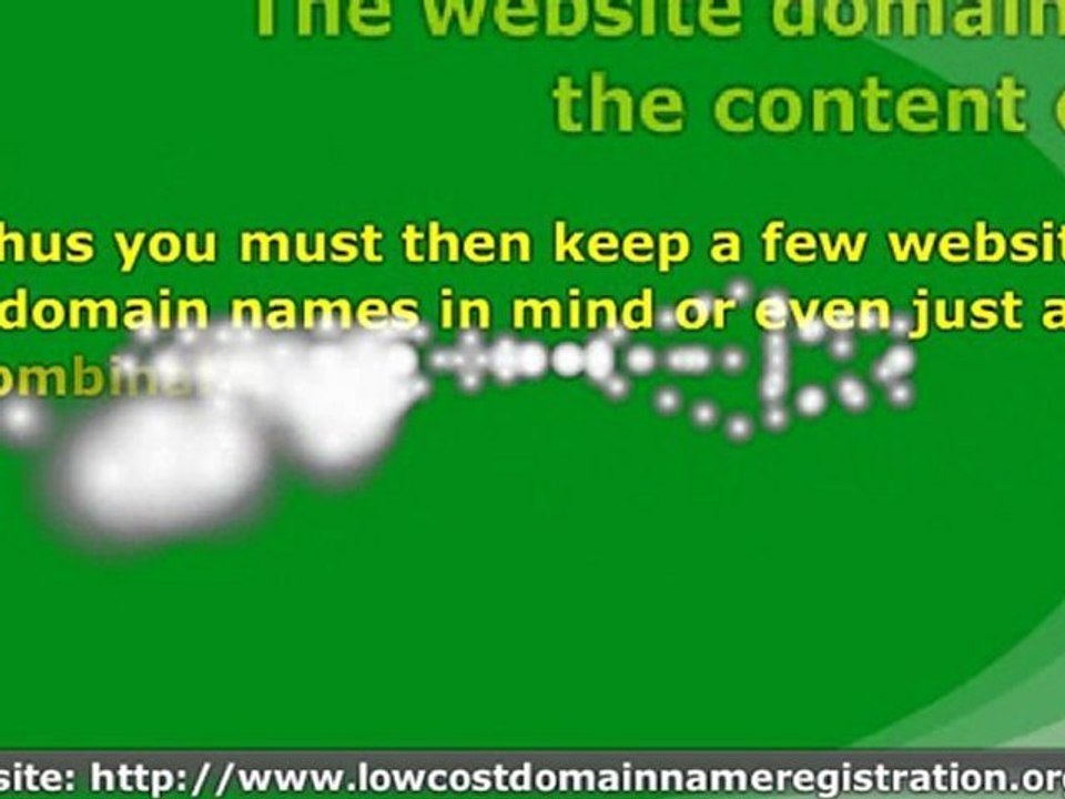 Choosing A Website Domain Name The Right Way
