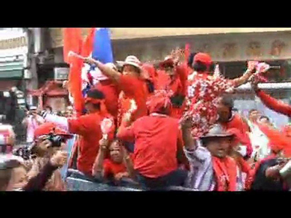 Défilé des Chemises rouges dans Bangkok – 20/03/2010