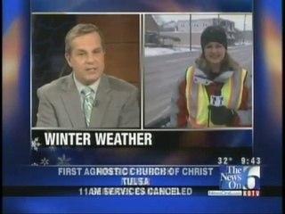 Prank church on Tulsa TV weather crawl