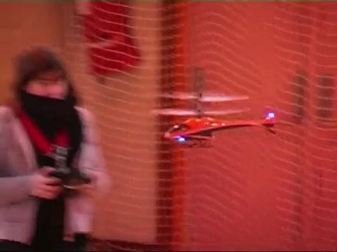 Emilie aux Toupets le 14-03-2010 avec son Lama V4