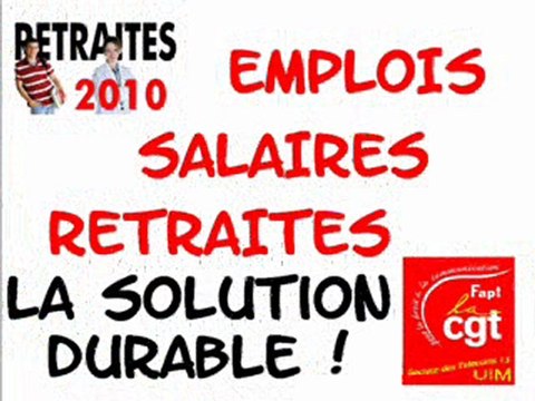 7 retraite et revendications CGT