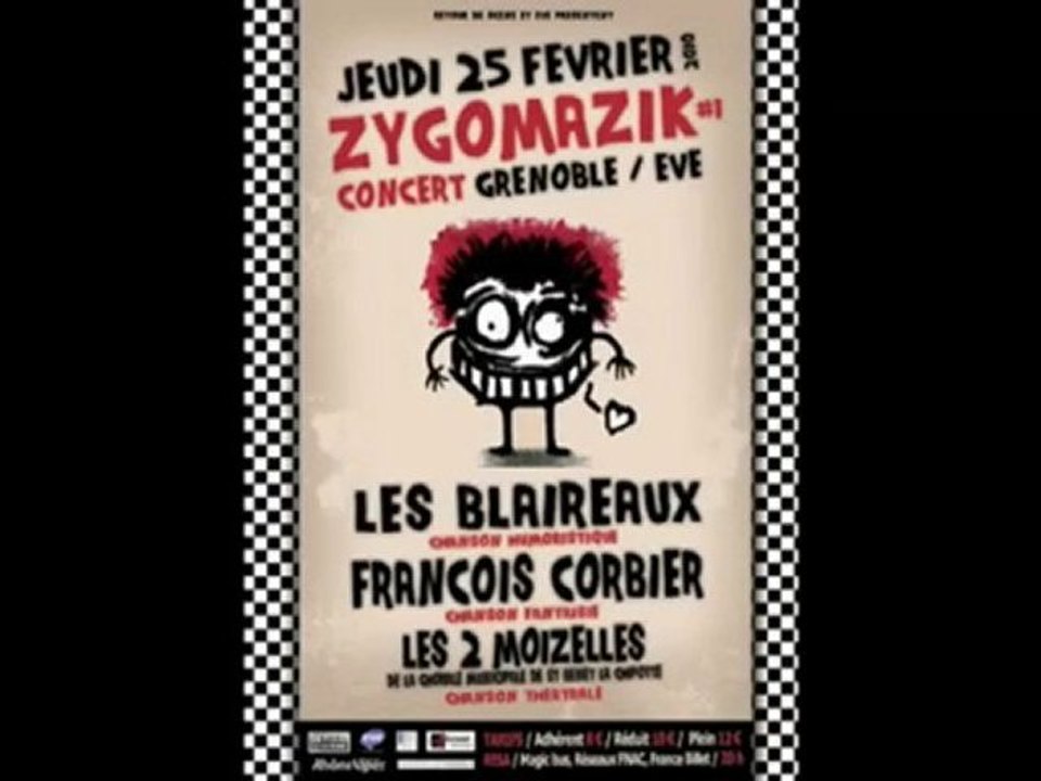 Zygomazik #1 = les 2 Moizelles / Corbier / les Blaireaux