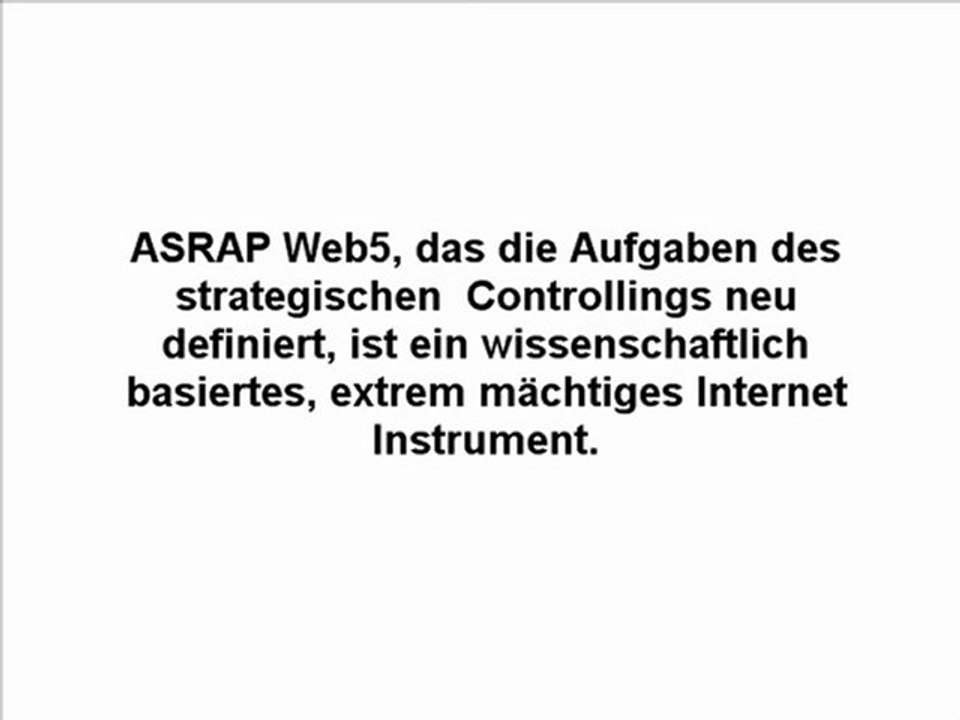 ASRAP Videokurs Vorstellung